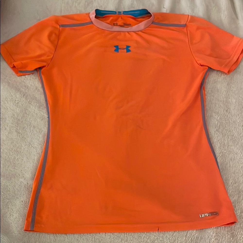 Under Armour Kids Orange Short Sleeve Tee